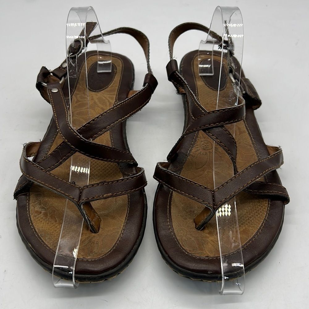 b.o.c. Brown Strappy Sandals size 10